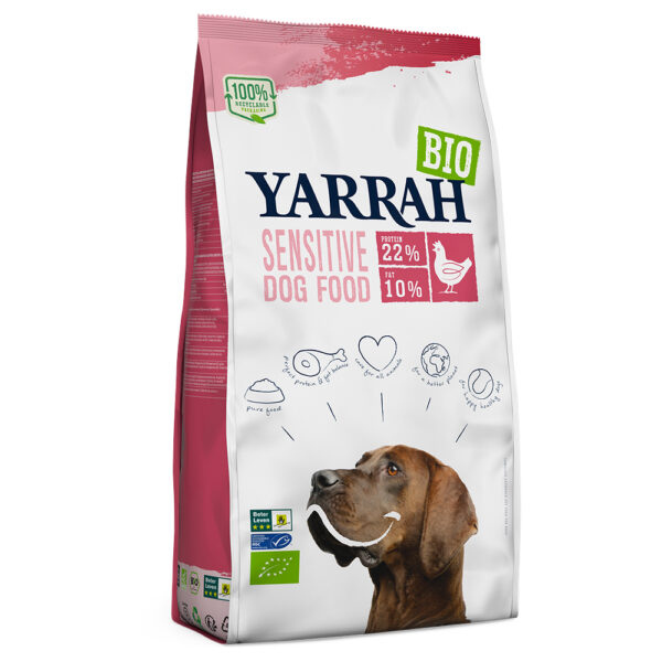 Yarrah Bio Sensitive s bio kuřecím masem a bio