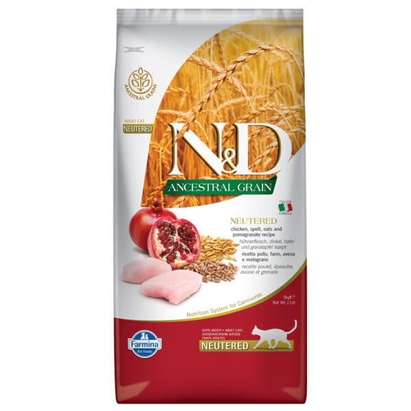 Famina N&D Ancestral Grain Adult Neutered Chicken