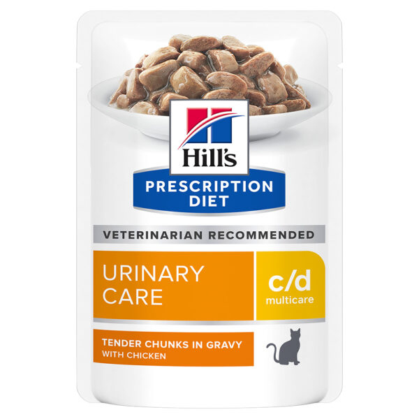 Hill's Prescription Diet c/d Multicare Urinary Care kapsičky kuřecí