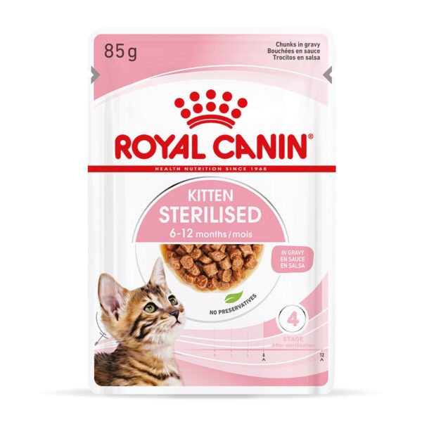 Royal Canin Sterilized Kitten v omáčce -