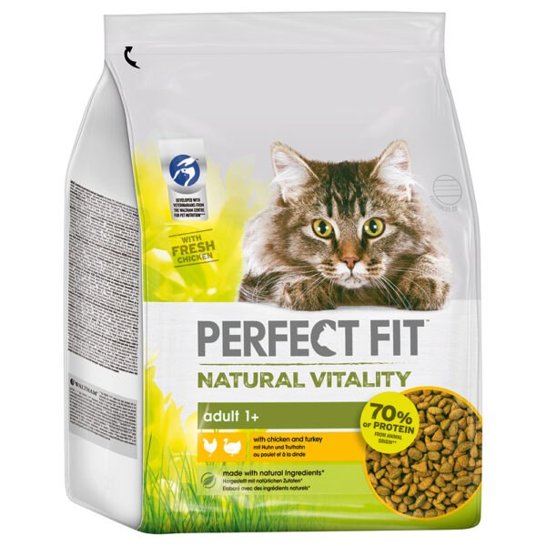 Perfect Fit Cat Natural Vitality kuřecí a krůtí