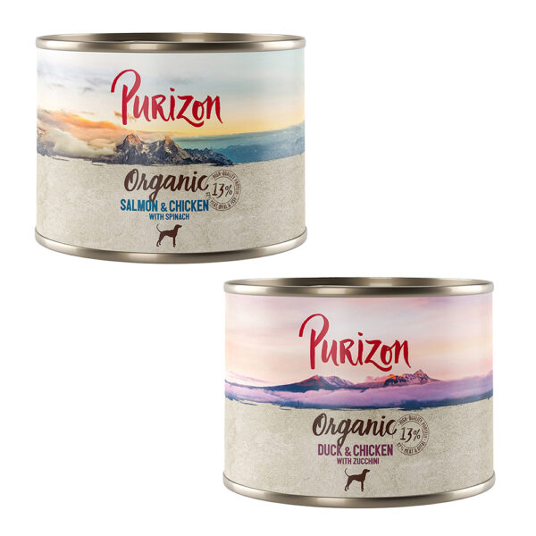 Purizon Organic výhodné balení 12 x 200 g - míchané balení: 6