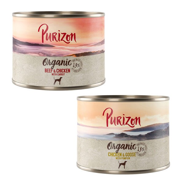 Purizon Organic výhodné balení 12 x 200 g - míchané balení: 6