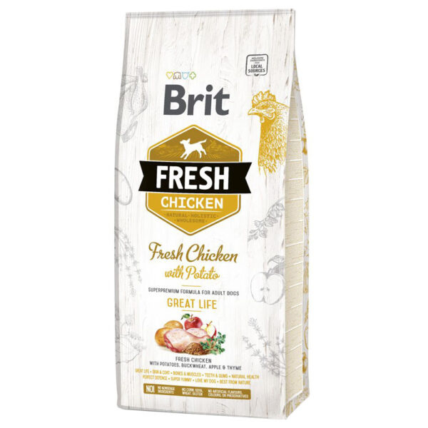 Brit Fresh Chicken with Potato Adult Great