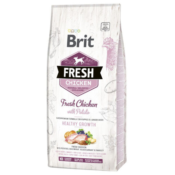 Brit Fresh Chicken with Potato Puppy Healthy Growth -