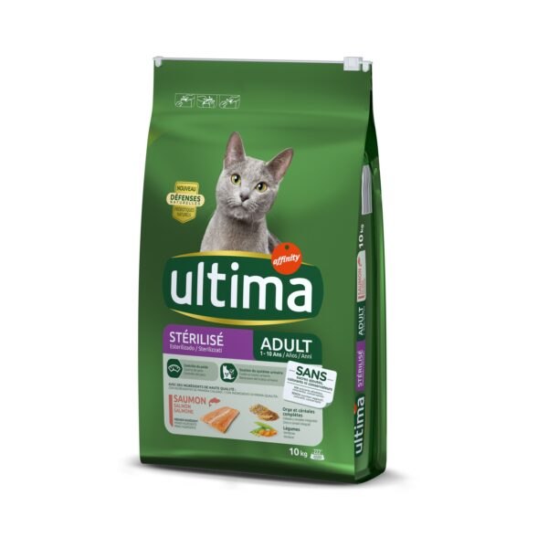 Ultima Cat Sterilized losos & ječmen -