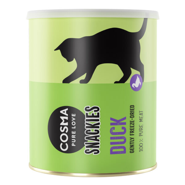 Výhodné balení Cosma Snackies Maxi Tube - lyofilizované snacky pro