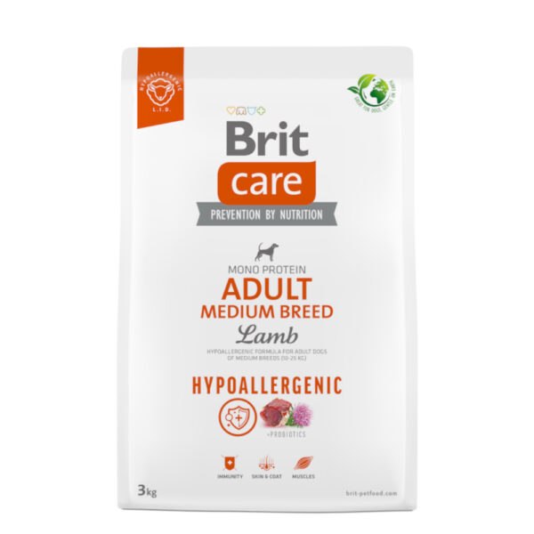 Brit Care Hypoallergenic Adult Medium Breed Lamb &