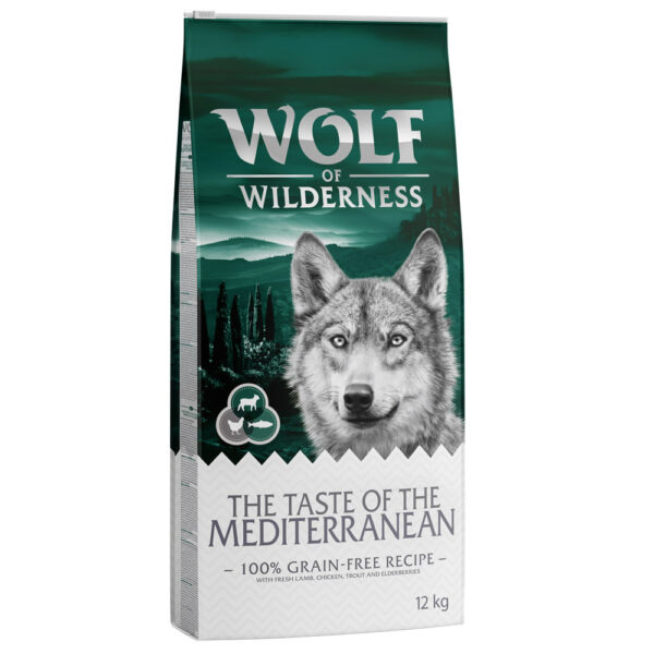 Výhodné balení: 2 x 12 kg Wolf of Wilderness Adult "The