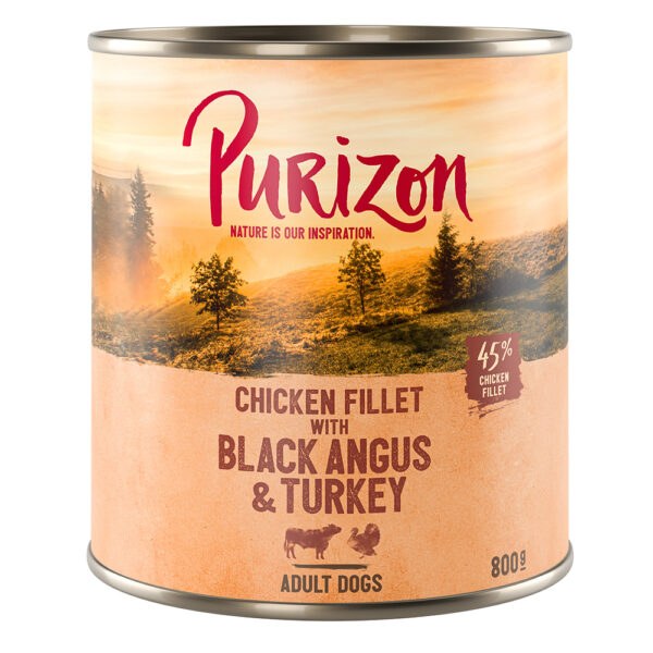 Výhodné balení Purizon Adult - bez obilovin 12 x 800 g