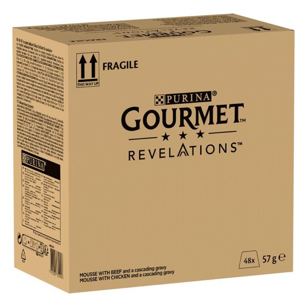 Výhodné balení Gourmet Revelations Mousse krmivo pro kočky 48