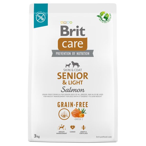 Brit Care Grain Free Senior & Light Salmon &