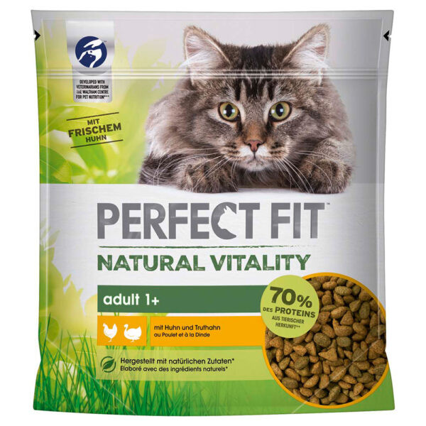 Perfect Fit Cat Natural Vitality kuřecí a krůtí -