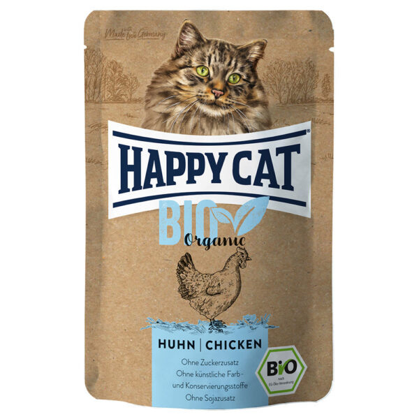 Výhodné balení Happy Cat Bio Pouch 24 × 85