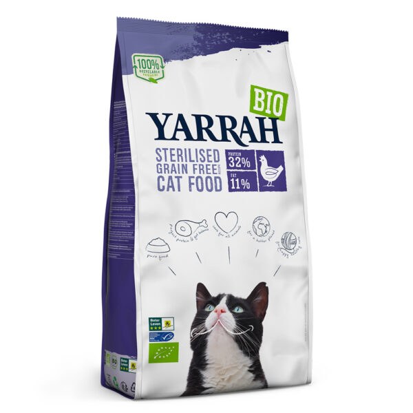 Yarrah Bio Sterilised krmivo pro kočky - výhodné