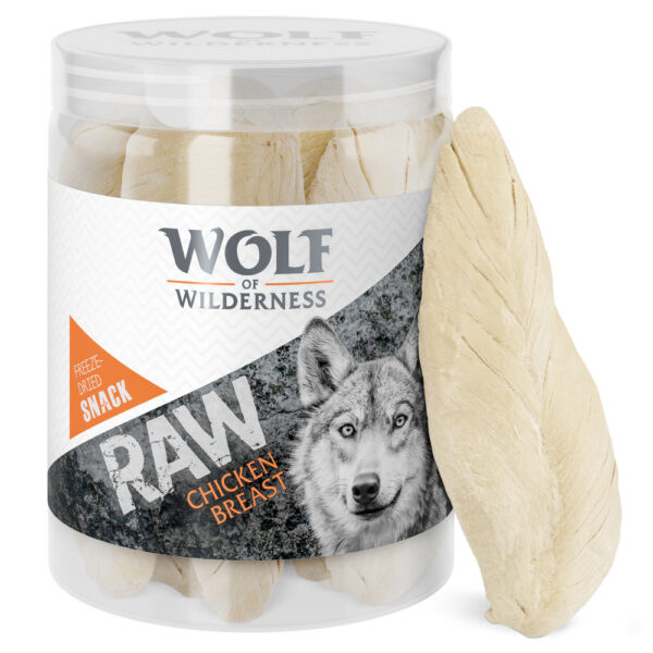 Wolf of Wilderness RAW Snack filety z kuřecích prsou (mrazem