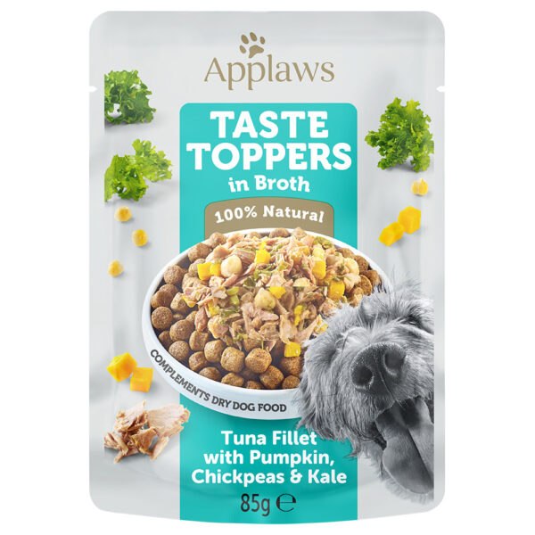Applaws Taste Toppers Pouch in Broth 24 x 85 g