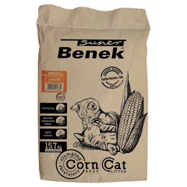 Benek Super Corn Cat Natural - 25