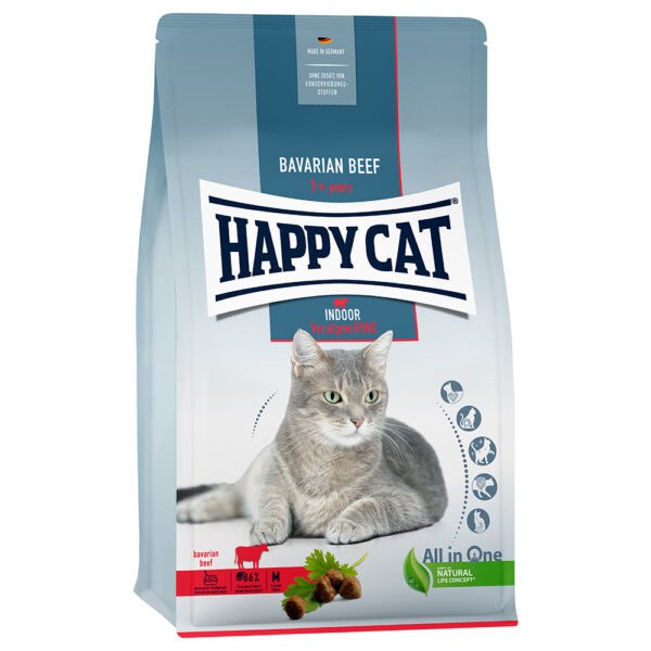 Happy Cat Indoor hovězí -