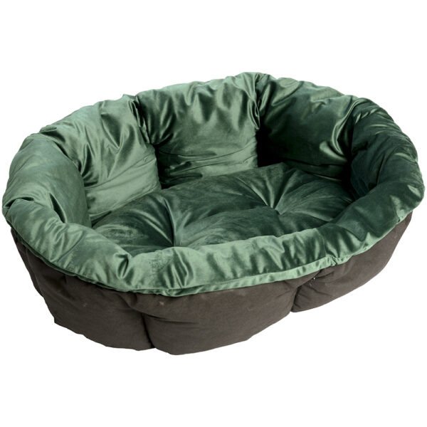 Polštář Ferplast Sofa pro koš pro psy Siesta Deluxe - sametově zelený -