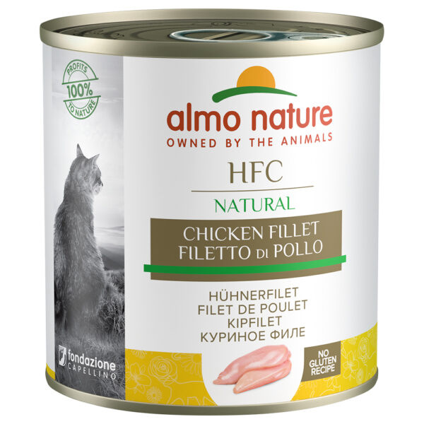 Výhodné balení Almo Nature HFC Natural 24 x 280 g - Mix: kuře