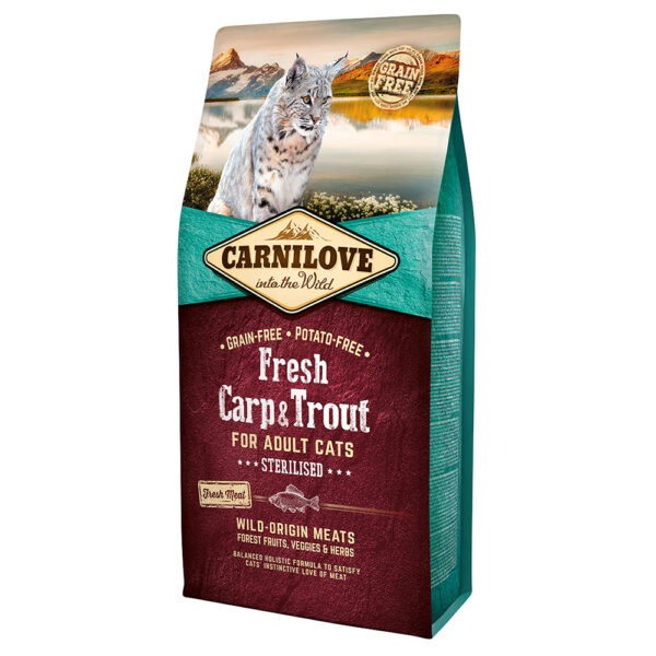 Carnilove Fresh Sterilised Cat Carp &