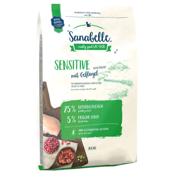 Sanabelle Sensitive drůbeží - Výhodné balení: