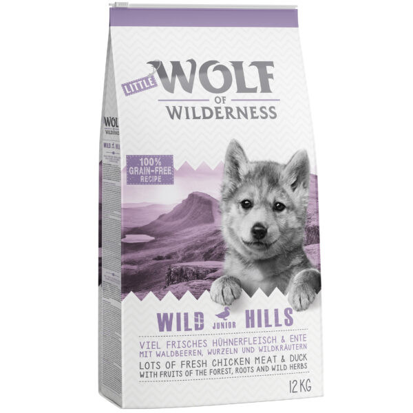 Výhodné balení: 2 x 12 kg Wolf of Wilderness Adult