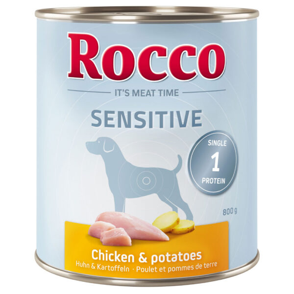 Rocco Sensitive 12 x 800 g - mix: kuře