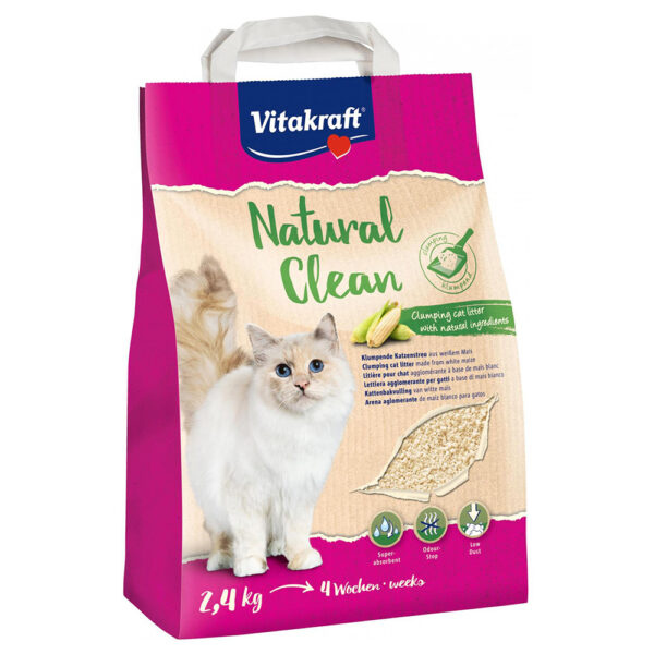 Vitakraft Natural Clean kukuřičná podestýlka