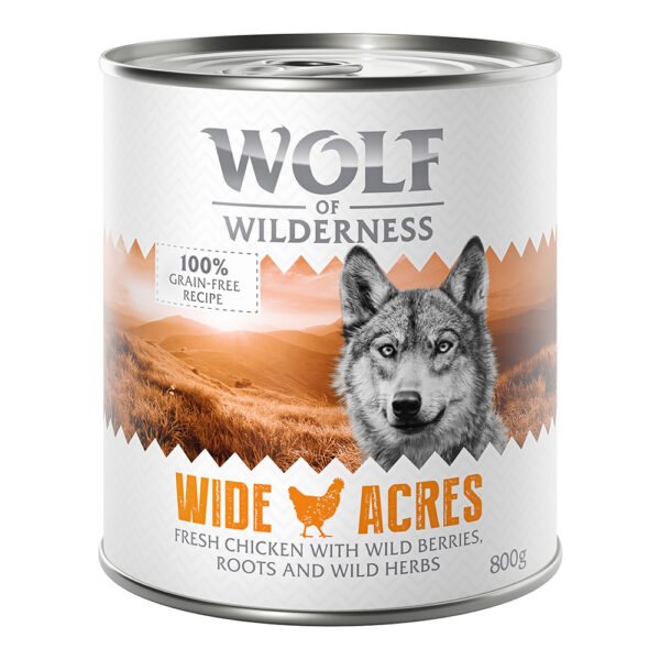Výhodné balení: Wolf of Wilderness Adult 12 x 800
