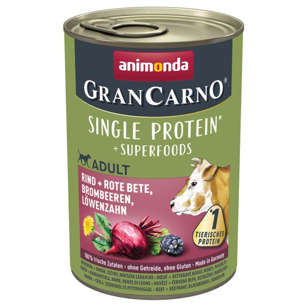 Animonda GranCarno Adult Superfoods 24 x 400 g -