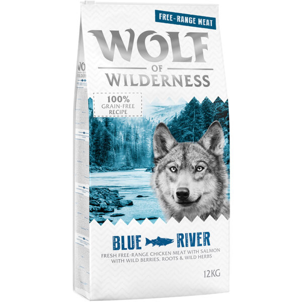 Výhodné balení: 2 x 12 kg Wolf of Wilderness granule - Adult