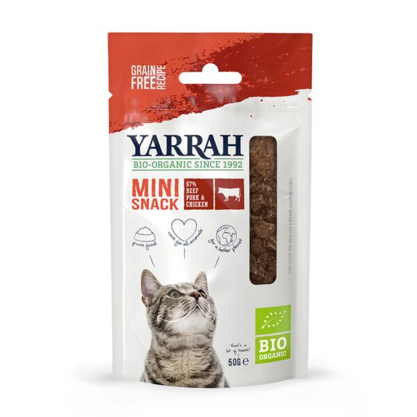 Yarrah Bio snacky pro kočky - 20 % sleva -