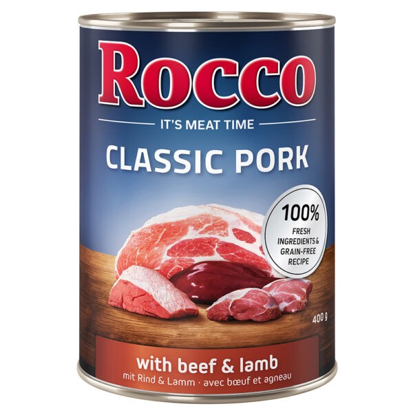 Ekonomické balení Rocco Classic Pork 12 x