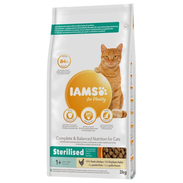 IAMS for Vitality Cat Adult Sterilised Chicken