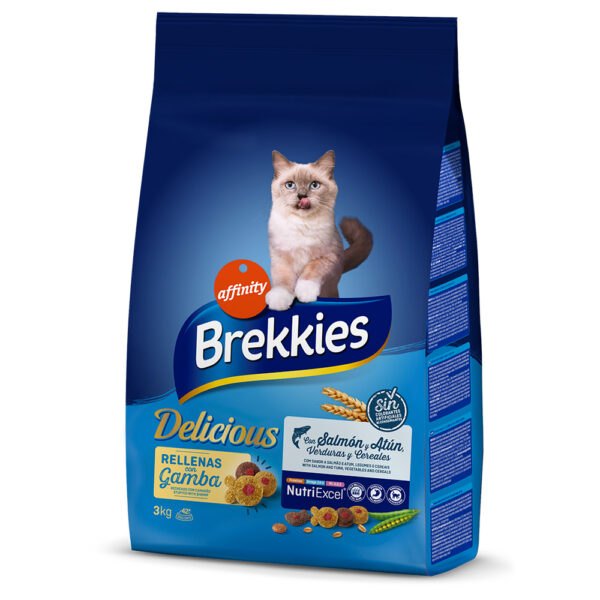 Brekkies Feline Delicious s rybou - výhodné