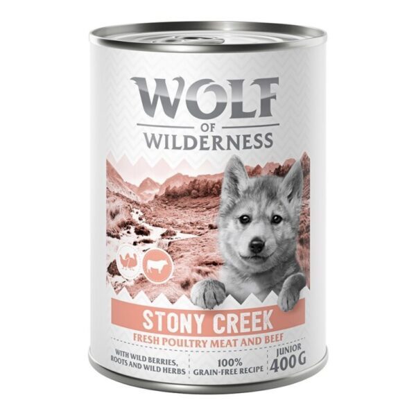 Wolf of Wilderness Junior "Expedition" Stony Creek - drůbeží s