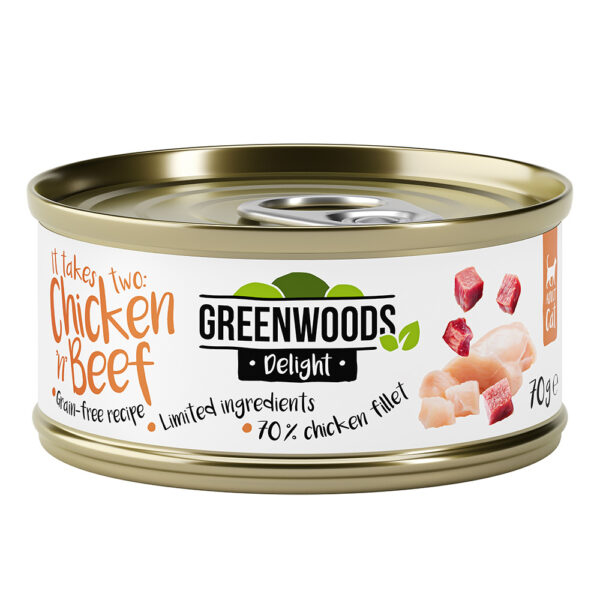 Greenwoods Delight kuřecí řízek s hovězím masem